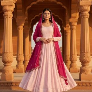 houseofkumud gulmohar anarkali